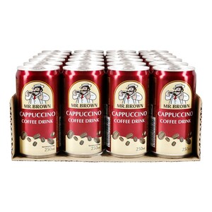 Mr. Brown Cappuccino 0,25 Liter Dose, 24er Pack