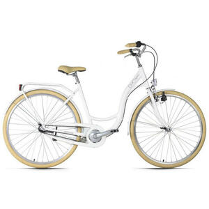 DaCapo City-Bike 155C  28 Zoll Rahmenhöhe 51 cm 3 Gänge weiß weiß ca. 28 Zoll