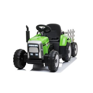 Kinder Elektroauto Traktor Anhänger Kinderauto Kinderfahrzeug Elektro 12V Usb Mp3