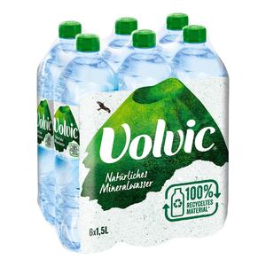 Volvic Naturelle Mineralwasser 1,5 Liter, 6er Pack