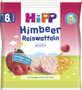 HiPP Bio Himbeer Reiswaffeln, ab 8. Monat