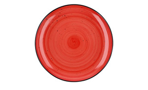 Peill+Putzler Speiseteller  Genua rot Porzellan Maße (cm): H: 2,5  Ø: [25.5] Geschirr & Besteck