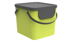 Rotho Abfallbehälter 40 Liter  Albula grün Kunststoff Maße (cm): B: 39,8 H: 35,8 T: 33,9 Küchenzubehör