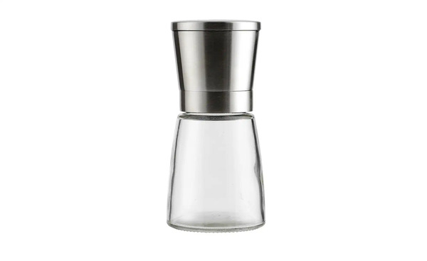 Bild 1 von KHG Salz- / Pfeffermühle transparent/klar Kunststoff, Keramik, Edelstahl, Glas  Maße (cm): H: 13,6  Ø: [6.6] Küchenzubehör
