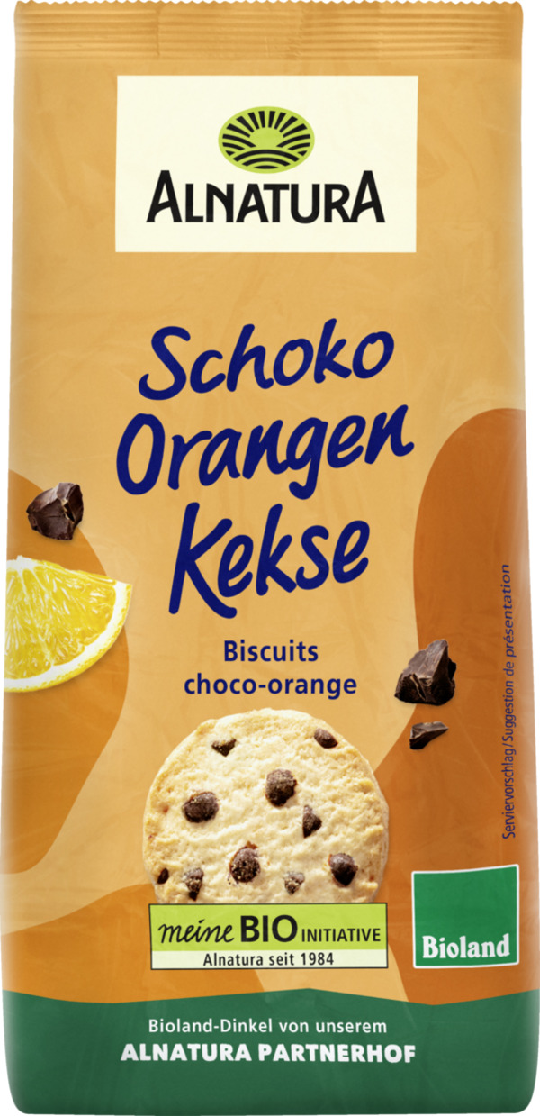 Bild 1 von Alnatura Bio Schoko Orangen Kekse