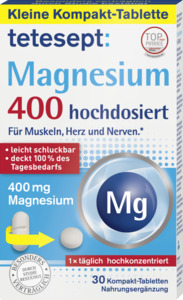 tetesept Magnesium 400 hochdosiert Tabletten