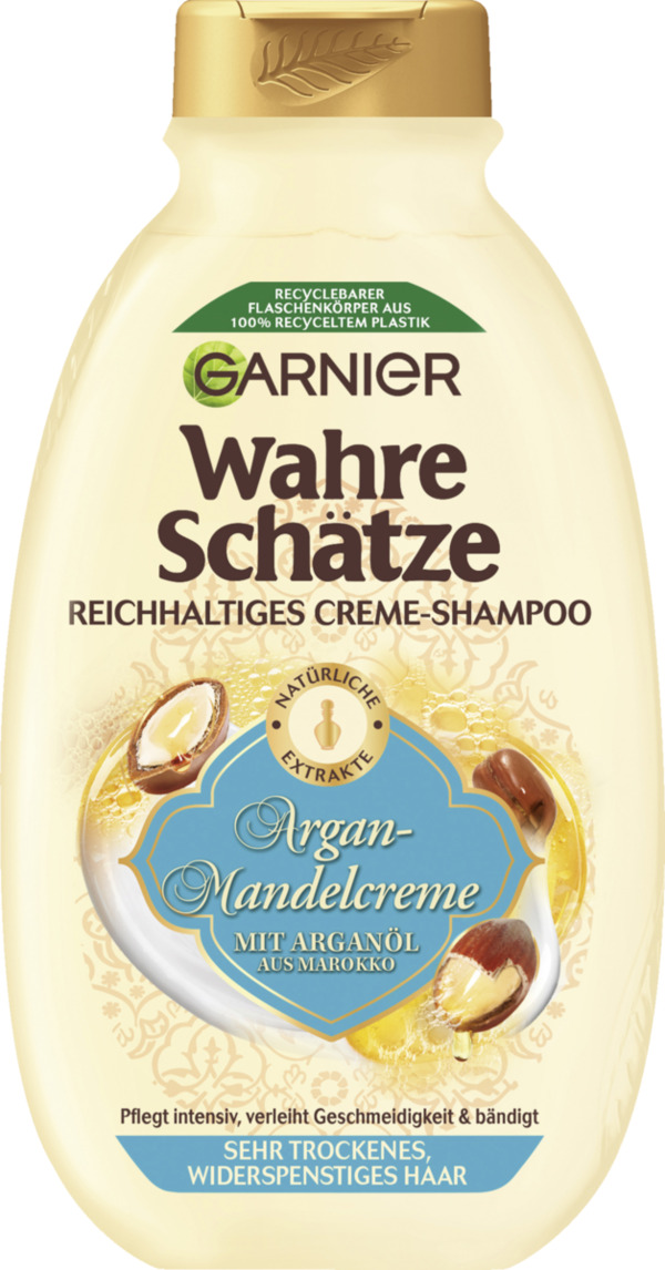 Bild 1 von Garnier Wahre Schätze Reichhaltiges Creme-Shampoo Argan-Mandelcreme