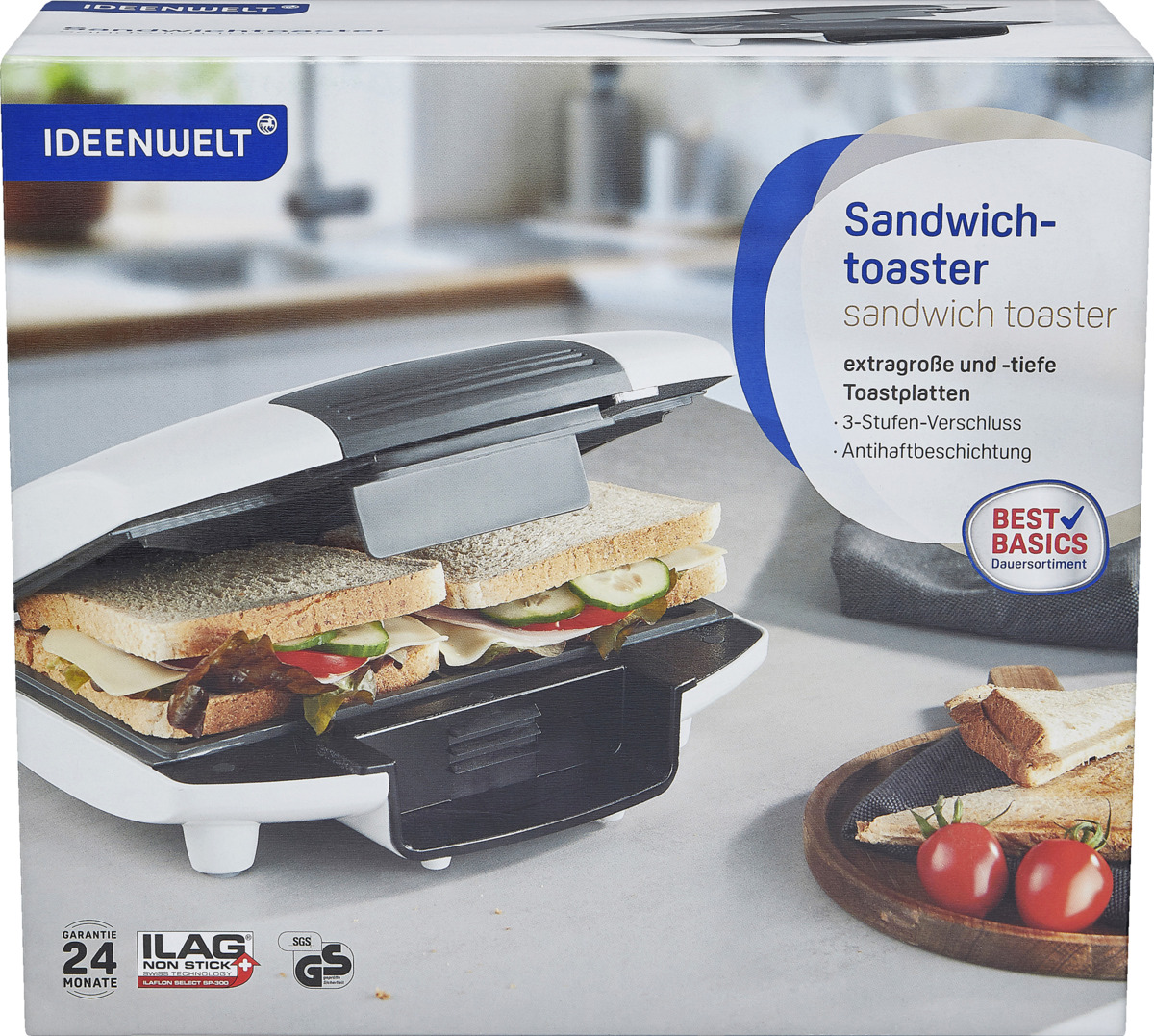 Bild 1 von IDEENWELT Best Basics Sandwichtoaster