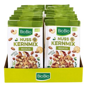 BioBio Nusskern-Mix 125 g, 16er Pack