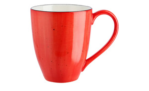 Peill+Putzler Kaffeebecher  Genua rot Porzellan Maße (cm): H: 10,5  Ø: [9.0] Geschirr & Besteck