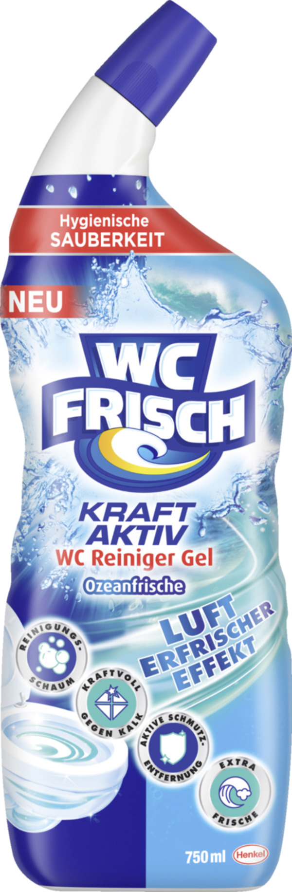 Bild 1 von WC FRISCH Kraft Aktiv WC Reiniger Gel Ozeanfrisch