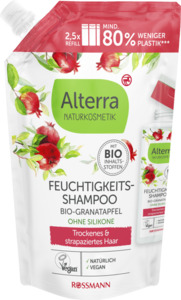Alterra NATURKOSMETIK Feuchtigkeits-Shampoo Bio-Granatapfel Nachfüllbeutel