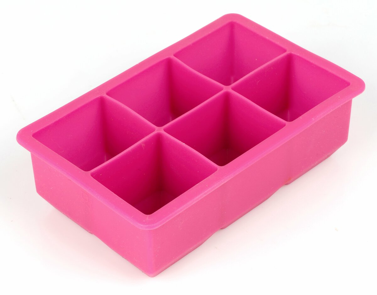 Bild 1 von Silikon-Eiswürfelform für 6 große Eiswürfel