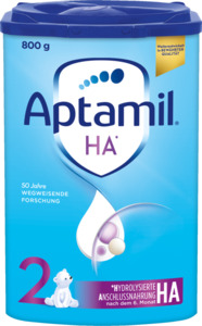 Aptamil HA 2 hydrolysierte Folgenahrung nach dem 6. Monat