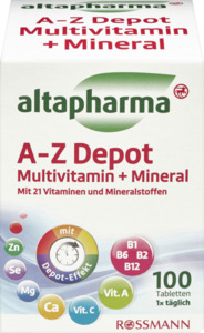 altapharma A-Z Depot Multivitamin + Mineral