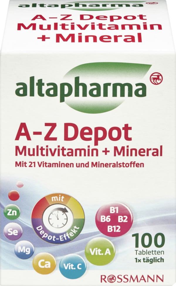 Bild 1 von altapharma A-Z Depot Multivitamin + Mineral