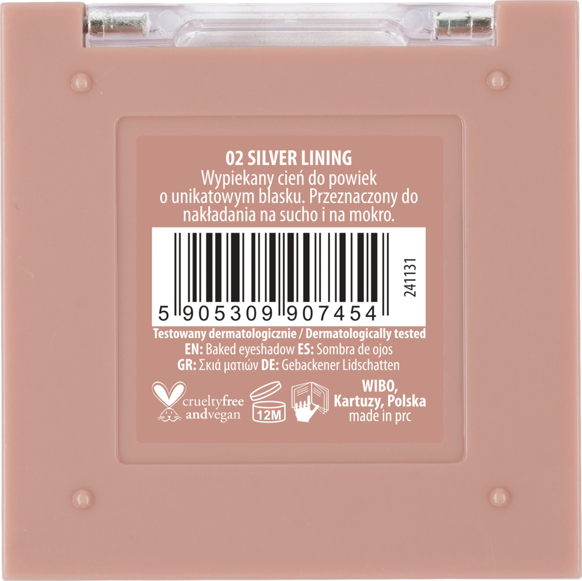 Bild 2 von NAM Baked Eyeshadow Nr. 2 Silver Lining, 4 g