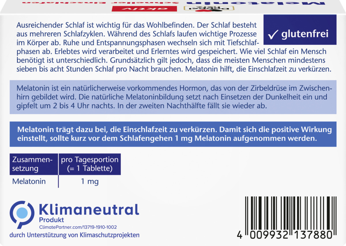 Bild 3 von Doppelherz aktiv Melatonin Tabletten