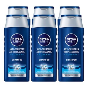 NIVEA Men Anti-Schuppen Power Shampoo 250 ml, 6er Pack