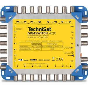 TechniSat GIGASWITCH 9/20 kompakter Multischalter für 20 Teilnehmer