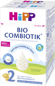 HiPP Bio Combiotik Folgemilch 2 ohne Stärke nach dem 6. Monat