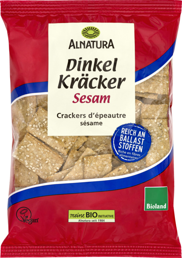 Bild 1 von Alnatura Bio Dinkel Kräcker Sesam