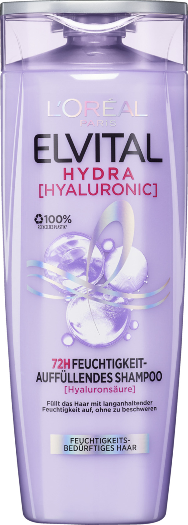 Bild 1 von L’Oréal Paris Elvital Hydra HYALURONIC 72H Feuchtigkeits-Auffüllendes Shampoo