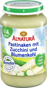 Alnatura Bio Pastinake mit Zucchini & Blumenkohl