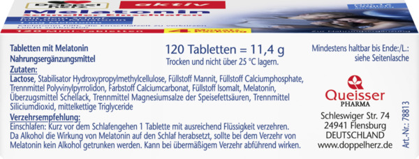 Bild 4 von Doppelherz aktiv Melatonin Tabletten