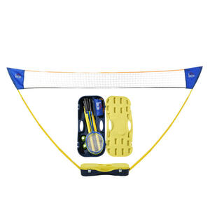 HOMCOM Badmintonnetz gelb B/H/T: ca. 280x157x33 cm