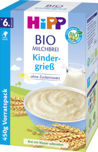 HiPP Bio Milchbrei Kindergrieß ab 6. Monat