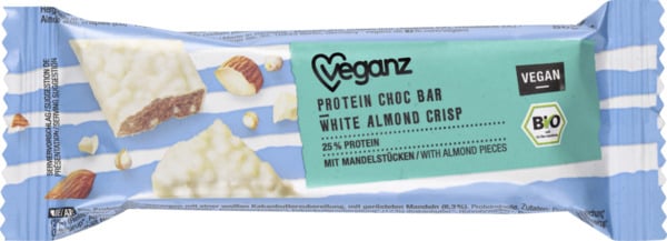 Bild 1 von veganz Bio Protein Choc Bar White Almond Crisp