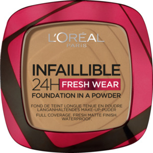 L’Oréal Paris Infaillible 24H Fresh Wear Make-Up-Puder 330 Hazelnut