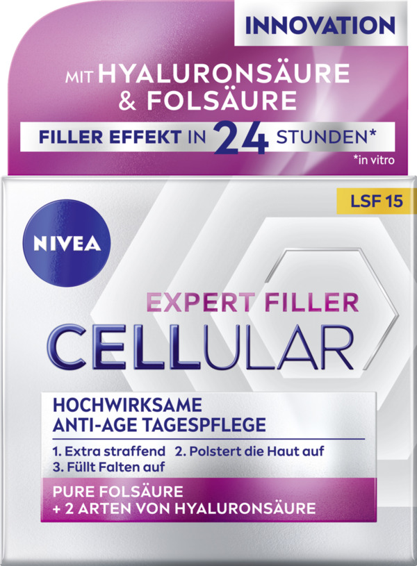 Bild 1 von NIVEA Expert Filler Cellular Hochwirksame Anti-Age Tagespflege LSF 15