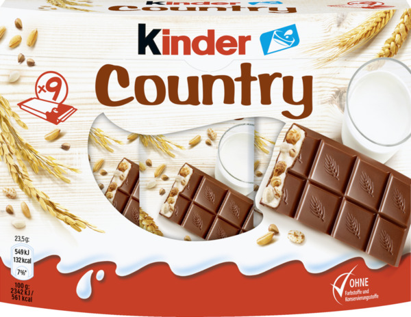 Bild 1 von Ferrero Kinder Country 9er Pack