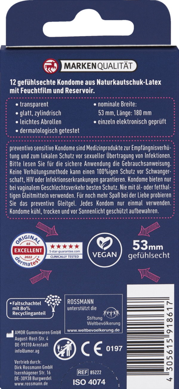 Bild 2 von preventivo Sensitive Kondome gefühlsecht