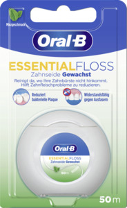 Oral-B Essential Floss Zahnseide gewachst