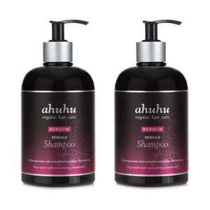 ahuhu organic hair care Keratin Rebuild Shampoo 2x 500ml