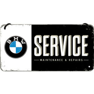 BMW Hängeschild "Service" Maße: 20 x 10 cm