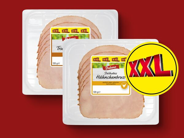 Bild 1 von Dulano Delikatess Hähnchen-/Truthahnbrust XXL, 
         120 g