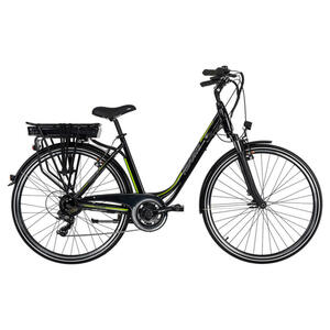 Adore Pedelec E-Bike Cityfahrrad 28'' Adore Versailles schwarz-grün