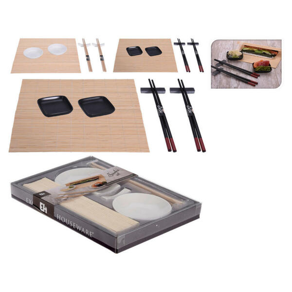 Bild 1 von Excellent Houseware Sushi-Set 7-teilig weiß Porzellan
