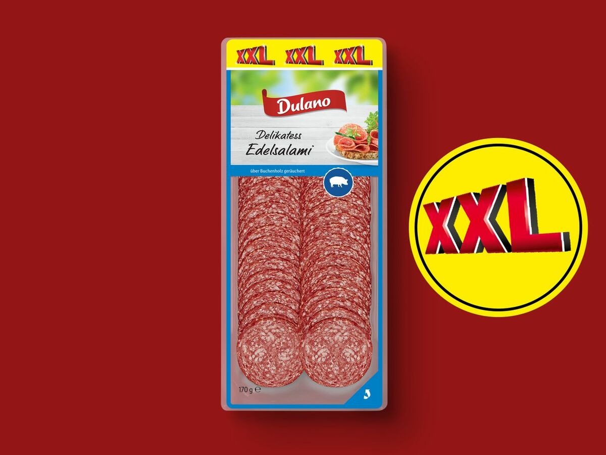 Bild 1 von Dulano Edelsalami geschnitten XXL, 
         170 g