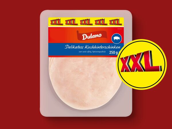 Bild 1 von Dulano Kochhinterschinken XXL, 
         250 g