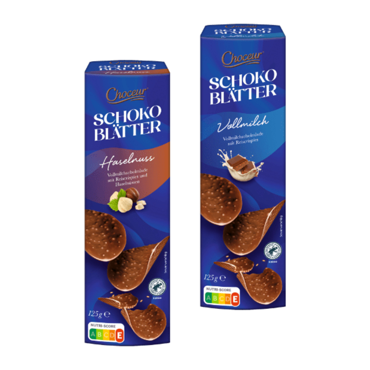 Bild 1 von CHOCEUR Belgische Schokoladenblätter 125g