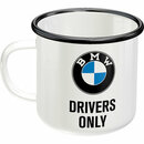 Bild 1 von Emaille Becher BMW Drivers only Inhalt 360ml