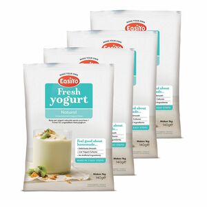 EASIYO Joghurtpulver klassische Sorten 4 Beutel für 4kg sortenrein
