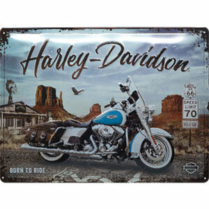 Retro Blechschild Harley Davidson Maße: 40x30cm Harley-Davidson