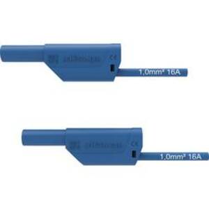 Schützinger VSFK 8700 / 1 / 200 / BL Sicherheits-Messleitung [4 mm-Stecker - 4 mm-Stecker] 200.00 cm Blau 1 St.