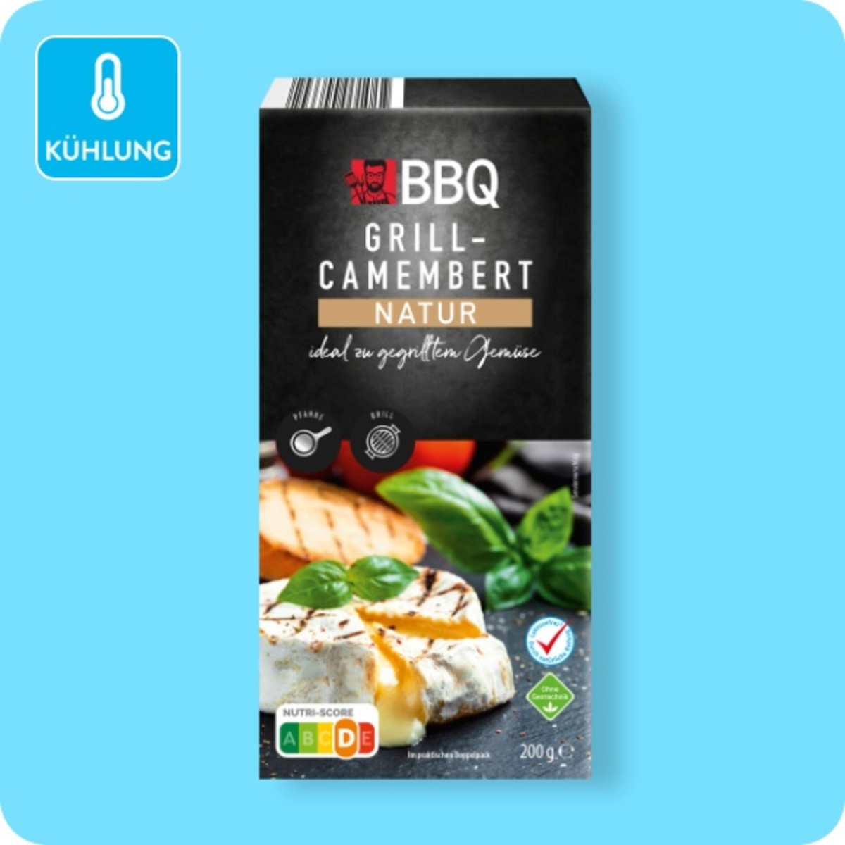 Bild 1 von BBQ Grill-Camembert, Natur